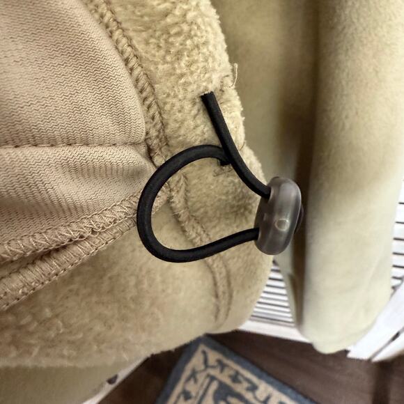 COLUMBIA VINTAGE Men's XL TALL CORE Interchange Fleece Zip Jacket Outdoor Beige - Picture 6 of 13